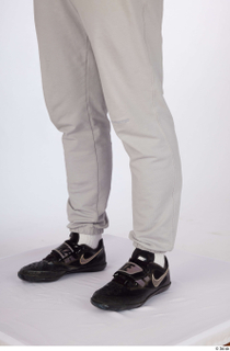 Darren black sneakers calf dressed grey jogger wweatpants sports 0002.jpg